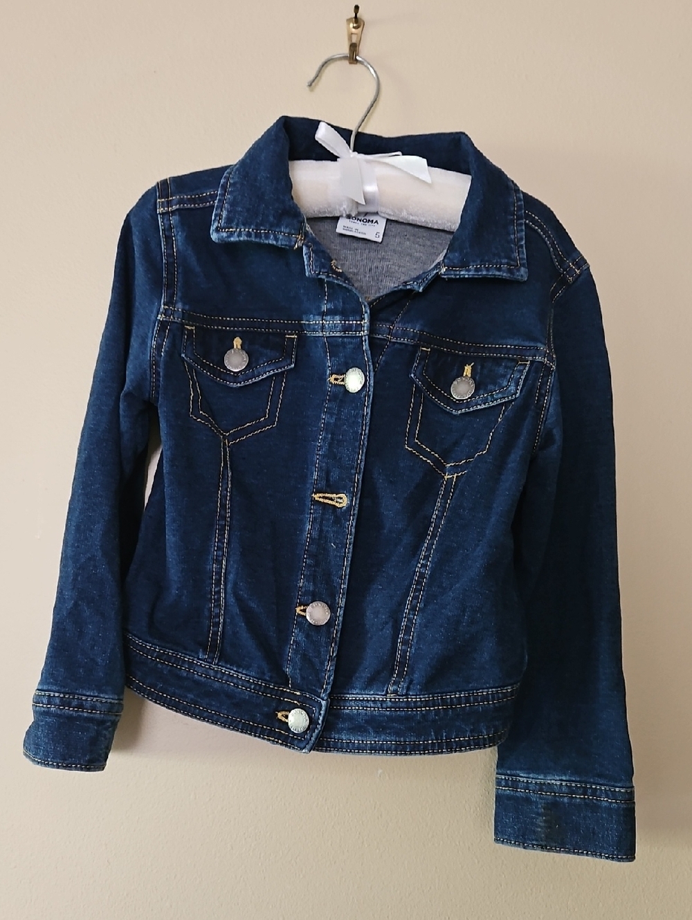 Sonoma Girls Blue Jean Jacket. Sz 5